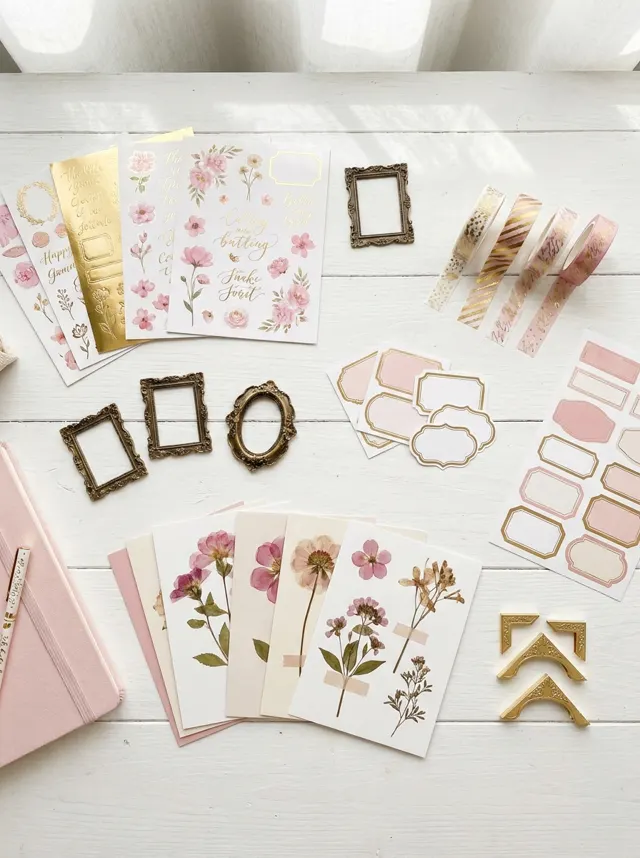 The Finishing Touch Kit — stickers, frames and decorative elements