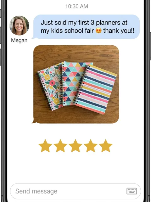 Customer message 1