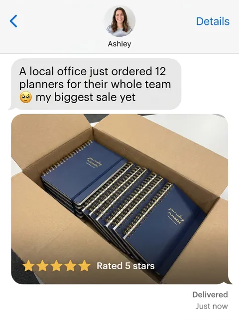 Customer message 5